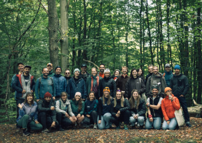 POW Europe team in the swedish forest